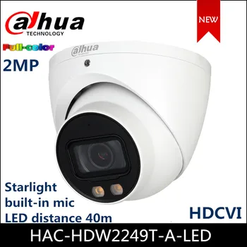 Dahua Camera HDCVI 2MP Full-color Starlight HDCVI Ocular Camerei HAC-HDW2249T-O-LED-uri built-in microfon de camera de Securitate