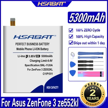 HSABAT 5300mAh C11P1511 Bateriei Pentru Asus ZenFone 3 ZenFone3 ze552kl z012da/e