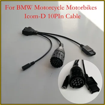 3in1 Motocicleta Cablu de Conversie pentru B-M-W ICOM A2 cu Motociclete D Cabluri de reparații auto diagnostic