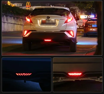 Pentru Toyota C-HR CHR 2016 - 2019 SNCN Multi-functii Auto spate cu LED-uri de Lumină de Ceață Spate Lampă Lumină Inversă Auto Bec Lumina de Frână