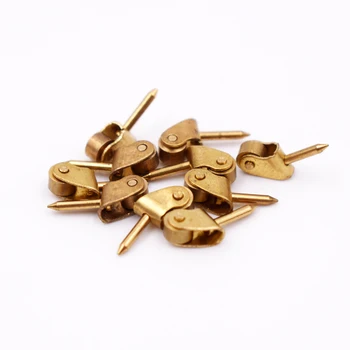 10BUC/LOT Metal 1:12 Miniatură Fulie Roata de Aur DIY Păpuși Hardware Mobilier Accesoriu