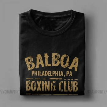 Rocky Balboa Teuri Club de Box Mănuși 1947 Tricouri Barbati din Bumbac Vintage Tricou cu Maneca Scurta, Haine Cadou