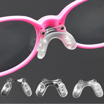 50pcs copii copil de silicon anti-alunecare stick pe nas tampoane pad pentru ochelari ochelari