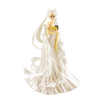 14.5 cm Sailor Moon Figura Jucării Tsukino in Rochie de Mireasa Seninătate Frumusețe Anime Model de Păpuși