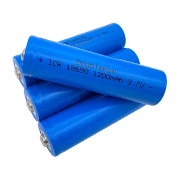 Original Doublepow 18650 1200mAh 3.7 V Li-ion reîncărcabilă 18650 baterie de MARE CAPACITATE PENTRU FELINAR