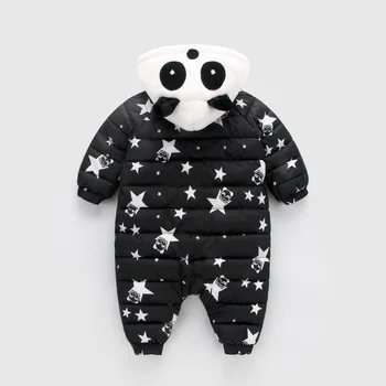 Copilul cald Băieți Fete Haine de Iarnă din 2018 Panda Romper Pentru 0-2ani pentru Sugari, Costume de Animale de Înaltă Calitate de Moda Salopeta Nou-născut