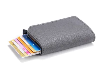ZOVYVOL 2020 Nou din Fibra de Carbon Anti-furt Suport Card RFID Pop-up Ambreiaj Multi Barbati si Femei Unisex Cazul in care Cardul Multi Portofel Inteligent