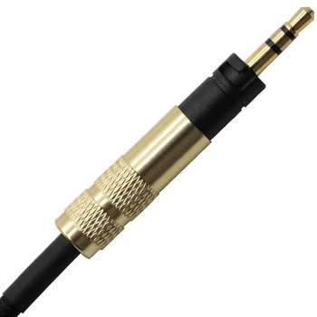 Renensin căști Audio Cablu cu MICROFON Pentru Sennheiser Momentum Momentum 2.0 Pe Ureche Peste Ureche Căști Argint Placat cu Cablu Cabluri