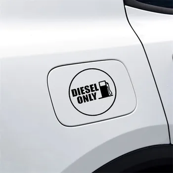 Masina Diesel Logo Model de Autocolant Auto de Înaltă Calitate, Decor Fereastră Personalitate din Pvc rezistent la apa Decal alb/Negru, 12cm*12cm