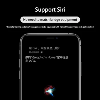 Qingping Bluetooth Termometru H Versiune pentru Apple HomeKit de Înaltă Precizie Interior de uz Casnic Senzor Electronic Siri
