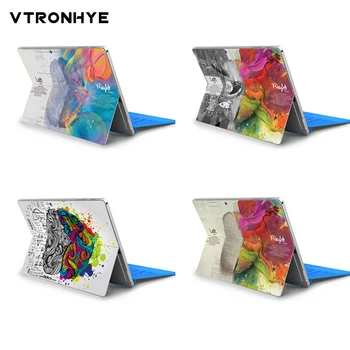 Stânga și Dreapta a Creierului Vinil Autocolant pentru Surface Pro 7 Pro X Laptop Decal Piele pentru Surface 2 Pro 5/6 Pro 3 4 Folie de Protectie