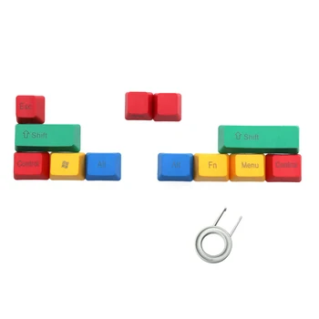 10 Chei RGBY Colorate keycap Gol/de Sus/Partea de Imprimat PBT Taste pentru USB Tastatură Mecanică DIY Inlocuire