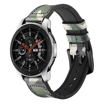 Fierbinte 42mm 46mm Curea de Ceas din Piele pentru Samsung Galaxy Watch Benzi de Înlocuire Curea pentru Galaxy Benzile de Ceas Accesorii