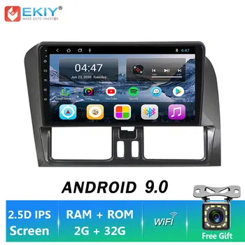 EKIY Android 9.0 Sistem Stereo Video Auto Navigaiton GPS Player Pentru Volvo XC60 2009-2012 Cap Multimedia Unitate BT DVD Autoradio
