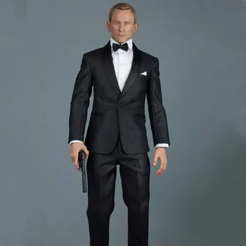 AFS A014 1/6 Scară James Bond 007 Royal Agent Secret Service Haine de sex Masculin Set Costum de 12 inch Figura de Acțiune Corpul Cosplay