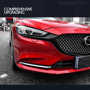 Auto Capota Fata Mijloc Piese Grila Plasă Orizontală Trim Styling Autocolant Acoperire Pentru Mazda 6 Atenza 6 2019 2020 Accessoies