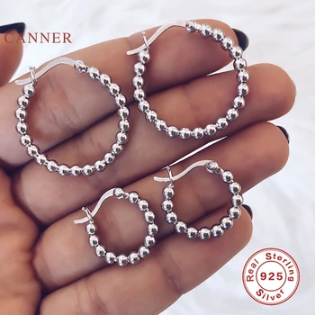 CANNER multă fasole Cercei Pentru Femei S925 Argint Piercing-ul Stud Cercei Zircon Diamant coreeană Bijuterii Fine Pendientes