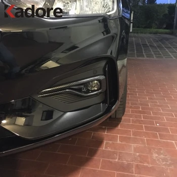 Pentru Ford Focus ST-Line 2019 2020 Chrome Fata Foglight Lumina de Ceață Capac Tapiterie Auto Autocolant Proteja Exterior Accesorii Styling