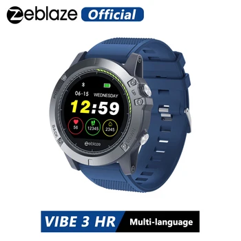 Zeblaze VIBE 3 HR Ceas Inteligent IP67 rezistent la apa de Activitate Tracker de Fitness Monitor de Ritm Cardiac REFUZ de Oameni Smartwatch