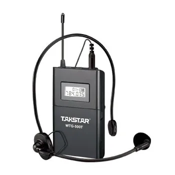 Calitate de Top Takstar WTG-500 1 Transmițător + Receptor, 2 buc UHF PLL fără Fir ghid turistic sistem de voce dispozitiv de predare căști