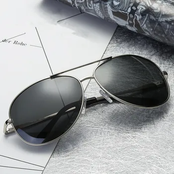 VWKTUUN Clasic Polarizat ochelari de Soare Barbati Femei Twin Grinzi de Acoperire ochelari de soare Pilot Stil UV400 Ochelari de Conducere Pescuit Ochelari