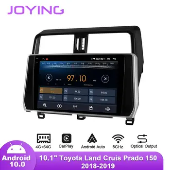 Joying Android10 Radio Auto pentru Toyota Land Cruiser Prado 150 2018 2019 GPS SPDIF 5GWiFi DVR Carplay, Android auto DSP Subwoofer