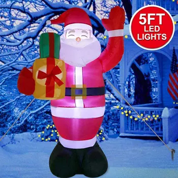 Crăciun fericit Gonflabile Moș crăciun, om de Zăpadă, Pom de Anul Nou Decor de Crăciun Acasă Xmas Party Decor Built-In Lumina LED-uri