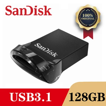 SanDisk CZ430 Mini USB 3.1 Unitate Flash Disk de 128 gb 64GB 32GB 16GB Pen Drive Mici Pendrive Stick de Memorie Dispozitiv de Stocare Flash drive