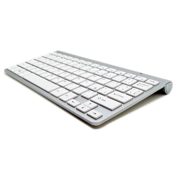 Spaniolă Ergonomic 2.4 G Ultra Slim Wireless Keyboard Mouse-ul Combo-uri Zgomot Redus Tastatură Wireless Apple pentru Mac Win XP/7/10 IOS