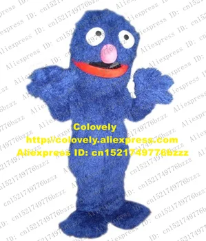 Fancy Albastru Super Grover Mascota Costum Mascotte Sesame Street Cookie Monster Mici Roz, Nasul Mare, Gura Adult Nr. 4069 Gratuit Nava