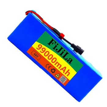48v litiu-ion baterie 48v 99Ah 1000w 13S3P Litiu-ion Baterie Pack Pentru 54.6 v E-biciclete Electrice biciclete Scuter cu BMS+incarcator