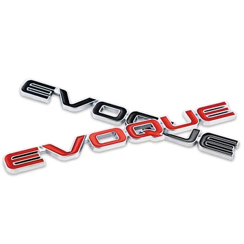 1buc 3D Metal Scrisoare Logo-ul Autocolante Auto Corpul din Spate, Portbagaj Emblema, Insigna Pentru Land Rover Evoque Range Rover Defender Discovery SVR