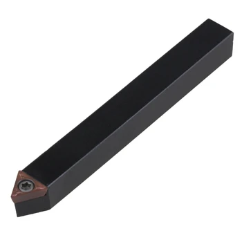 60 de Grade Negru 10x10mm Oțel Strung Suport scule pentru Strunjire Cilindrică