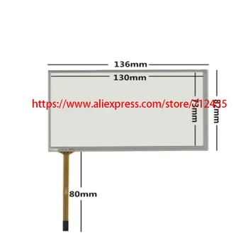 Noi 5.4 inch 4 linii touch screen 136*81 pentru PIONEER AVH-P3200BT Touch Pad Sticlă 136mm*81mm touch