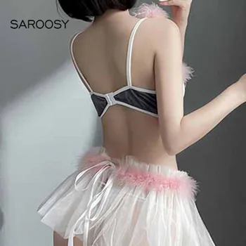 SAROOSY Sexy Kawaii Plasă de Cosplay Costum pentru Femei Elastic Mare Ca Mini Stoc Detaliu Erotic Plus Dimensiune Costume 2020 New Sosire