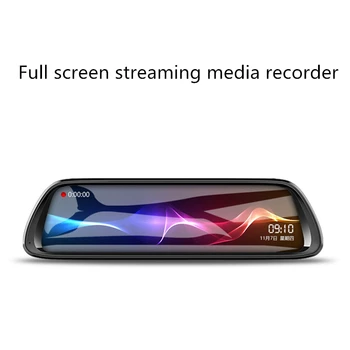 Streaming Dash Cam de Conducere Recorder de 10-Inch Oglinda Retrovizoare 1080P Dual Lens Inversarea Imaginii Starlight Viziune de Noapte Camera de Bord