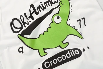 2020 Copilul Băieți Haine De Bumbac, Fără Mâneci Desene Animate Crocodil Vesta Baieti 2-8 Ani Copil Vesta Camisoles Tricou Copii
