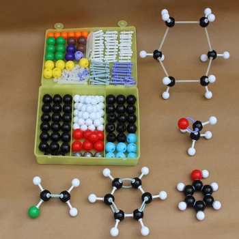 269 buc/lot Moleculară Modelul ZX-1004 Kit-Chimie Generală Și Organică Pentru Liceu Laborator Didactic de Cercetare