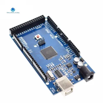 TZT Mega 2560 R3 Mega2560 REV3 (ATmega2560-16AU CH340G) de Bord PE Cablu USB compatibil pentru arduino [No USB linie]