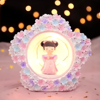 Doraemon Rășină Led Lumina De Noapte Jucărie Pentru Copii Copii Copii Lampă De Noptieră Doraemon Figurina Papusa Cadou De Ziua Decor Dormitor