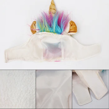 2019 Oxford Tesatura de Halloween Pisica Cosplay Unicorn Palarie Animal de Companie Capul Rochie de Îmbrăcăminte de Desene animate de Animale Pac Rochie de Pânză Uniformă