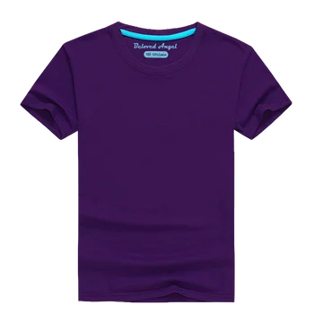 Copii Plain T Shirt Topuri Fete Baieti Copii Tricou Copil Solid Teuri Haine De Bumbac Cu Maneci Scurte Imbracaminte Copii 11 Culori Bomboane
