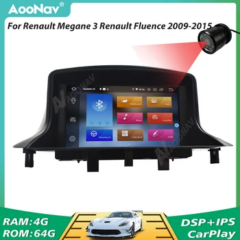 Radio auto 2-Din cu Ecran Tactil de Navigare GPS DSP Unitate Pentru Renault Megane 3 Fluence 2009-Receptor Stereo Multimedia Player