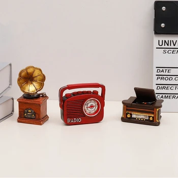 Retro Nostalgic Mini Figurine De Rasina De Fotografiat Telefon Acasă Decor Camera De Zi Vin Cabinet Modern Decor Acasă Accesorii