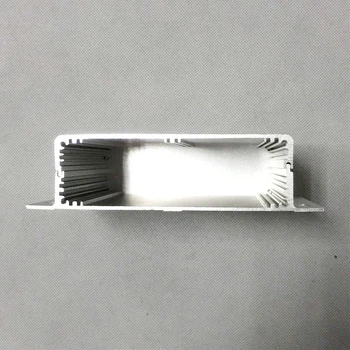 1 buc Argintiu carcasa din Aluminiu Caz de Mini-Proiect Electronic Cutie 120x38x150mm 8202