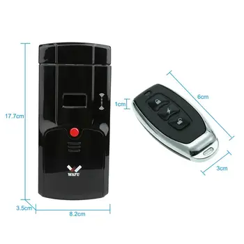 Wafu 011A de Blocare a Ușii Tuya Wifi Bluetooth Smart Lock de Blocare Electronice de Control de la Distanță de Blocare Telefon de Control Invizibil Încuietori Negru