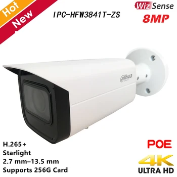 Dahua IPC-HFW3841T-ZS 8MP Camera IP Motorizate 2.7–13.5 mm Smart H. 265+ lumina Stelelor și WDR Built-in LED-uri IR Suport 256G Card SD