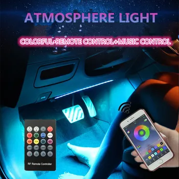 10 in 1 cu LED-uri RGB cu 8 M Pentru BMW M Performance E90 F10 F30 E60 X3 X5 X6 E92 M3 M5 M6 Z4 E61 E93 decorative atmosfera lămpi