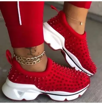 Femei Adidași 2020 Superstar de Moda slip-on Nit Platforma Adidasi Femeie sezoane pantofi de sport Confortabil pantofi de Tenis 698