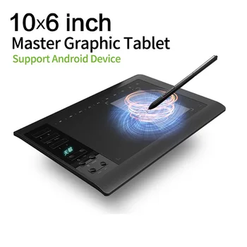 Original 10moons G10 Master Tableta Grafica 8192 Niveluri de Desen Digitale Tableta Nu este nevoie de taxa Pen Tablet Suport Telefon Android